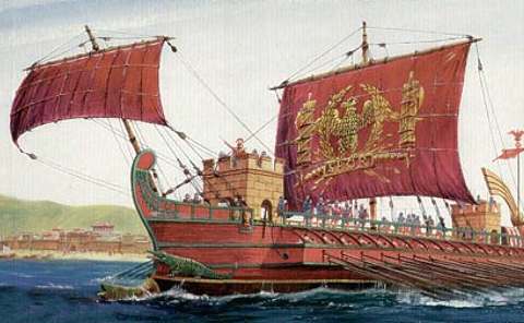 Roman navy ship